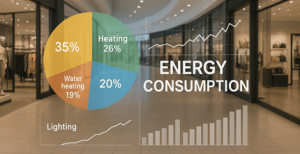 gestione energetica nelle strutture commerciali tramite piattaforma web personalizzata.