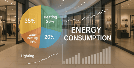 gestione energetica nelle strutture commerciali tramite piattaforma web personalizzata.